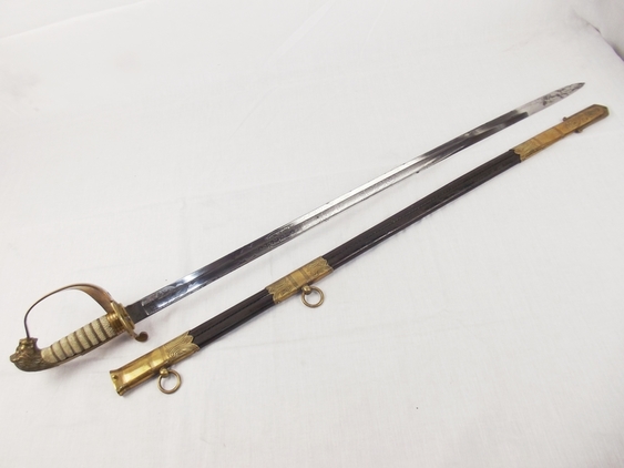 Victorian 1827 Pattern Royal Navy Officer's Dress Sword and Scabbard