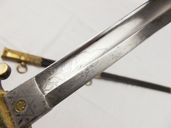 Victorian 1827 Pattern Royal Navy Officer's Dress Sword and Scabbard - Image 17