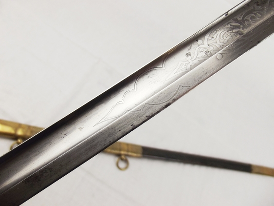 Victorian 1827 Pattern Royal Navy Officer's Dress Sword and Scabbard - Image 18