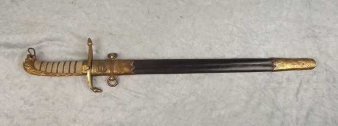Victorian 1879 Pattern Royal Navy Midshipman Dirk - Image 3