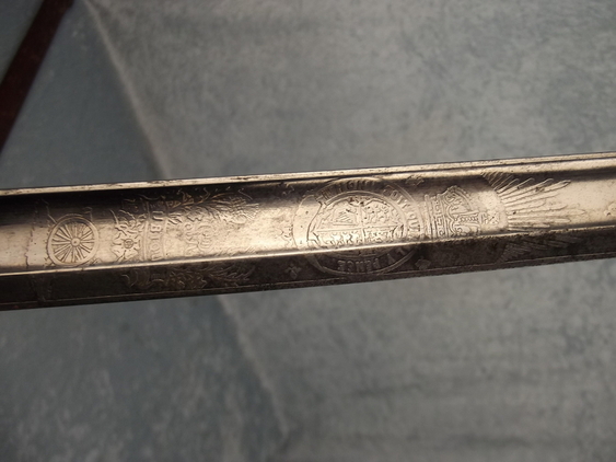 WW1 British Officers 1821 Pattern Sword Of The Royal Artillery by Wilkinson Swords - Image 5