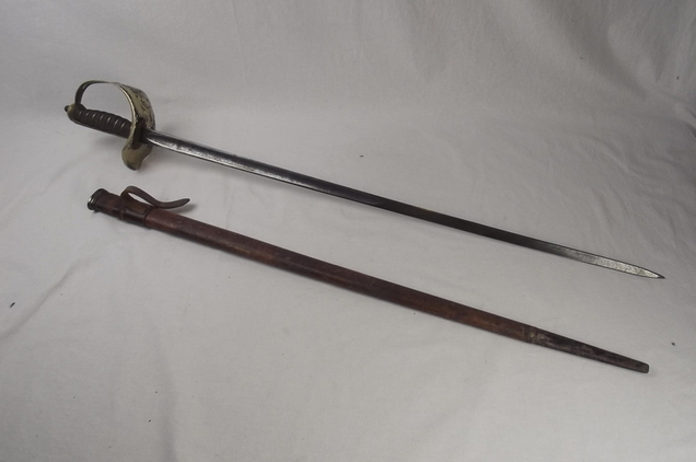 WW1 Period 1897 Pattern British Infantry Officers KIA Sword