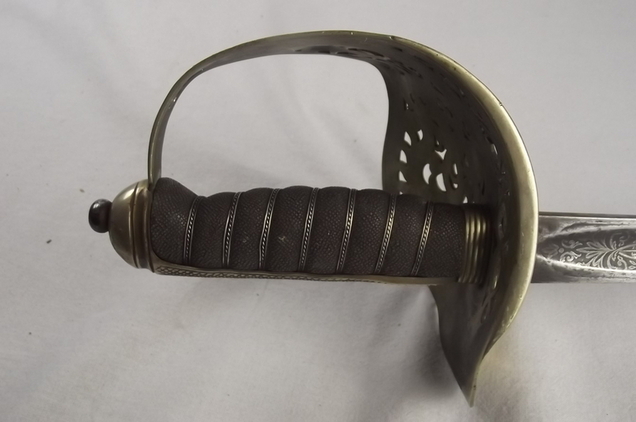 WW1 Period 1897 Pattern British Infantry Officers KIA Sword - Image 15