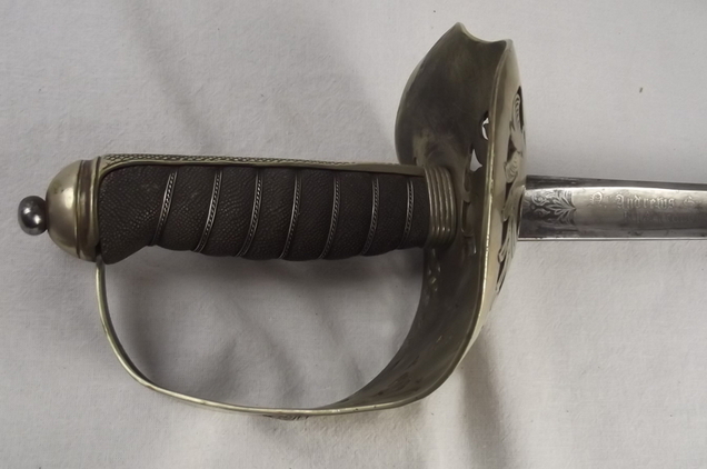 WW1 Period 1897 Pattern British Infantry Officers KIA Sword - Image 16