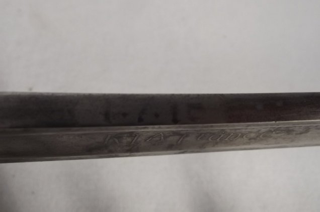 WW1 Period 1897 Pattern British Infantry Officers KIA Sword - Image 3