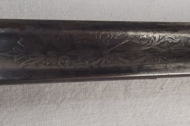 WW1 Period 1897 Pattern British Infantry Officers KIA Sword - Image 9