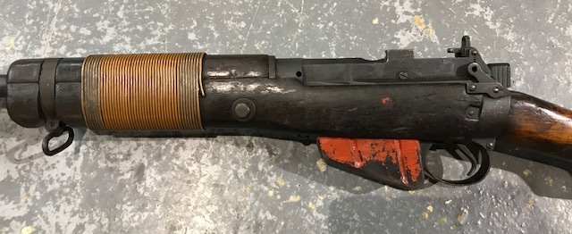 WW2 Deactivated Lee-Enfield No.4/5 Grenade Cup Launcher Rifle Bolt Action .303 - Image 2