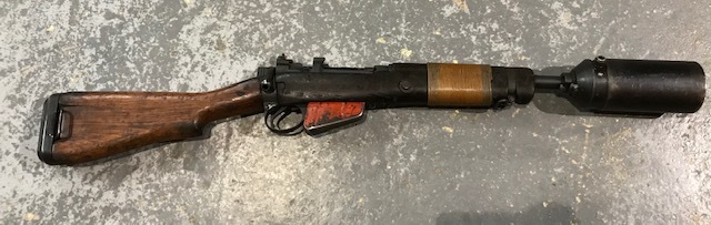 WW2 Deactivated Lee-Enfield No.4/5 Grenade Cup Launcher Rifle Bolt Action .303 - Image 3
