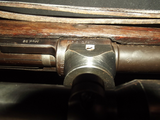 WW2 Era 1937 Made K98 Mauser Rifle with Custom Turret Scope Assembly by Jena - Image 2