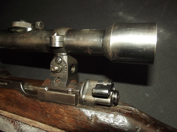 WW2 Era 1937 Made K98 Mauser Rifle with Custom Turret Scope Assembly by Jena - Image 10