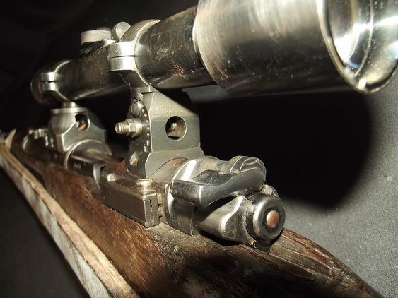 WW2 Era 1937 Made K98 Mauser Rifle with Custom Turret Scope Assembly by Jena - Image 15