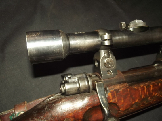 WW2 Era 1937 Made K98 Mauser Rifle with Custom Turret Scope Assembly by Jena - Image 19