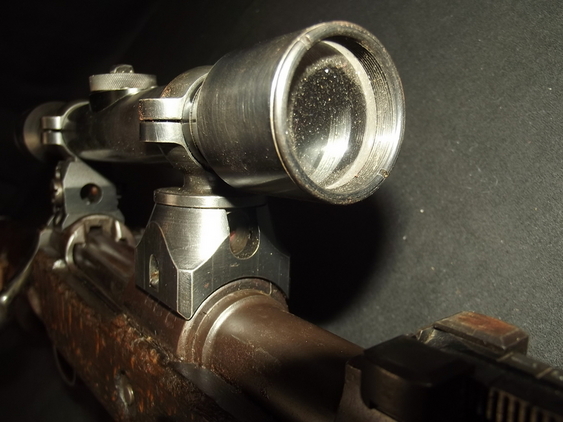 WW2 Era 1937 Made K98 Mauser Rifle with Custom Turret Scope Assembly by Jena - Image 22