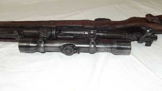 WW2 Era 1937 Made K98 Mauser Rifle with Custom Turret Scope Assembly by Jena - Image 9