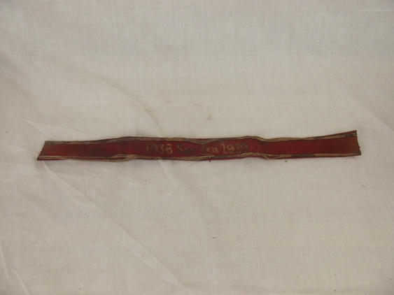WW2 German 1936 Spanien 1939 Cuff Band - Image 2