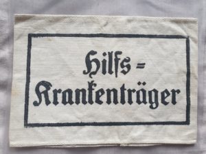 WW2 German Hilfs Waffentrager - Army Auxiliary Stretcher Bearer