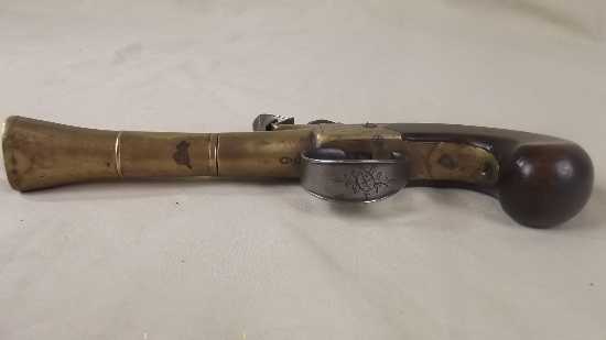 c1780 Broadside Flintlock Pistol By D. Moore of London - Image 3