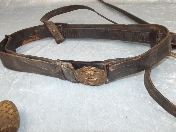 c1830/40 Royal Navy Master of Arms Dress Sword with Scabbard, Knot and Sword Belt - Image 15