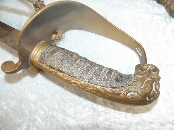 c1830/40 Royal Navy Master of Arms Dress Sword with Scabbard, Knot and Sword Belt - Image 19