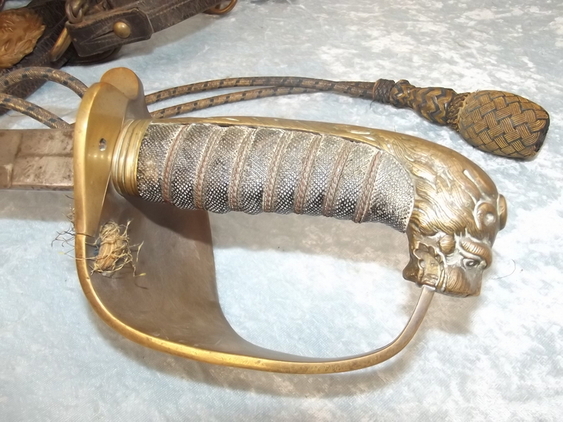 c1830/40 Royal Navy Master of Arms Dress Sword with Scabbard, Knot and Sword Belt - Image 20