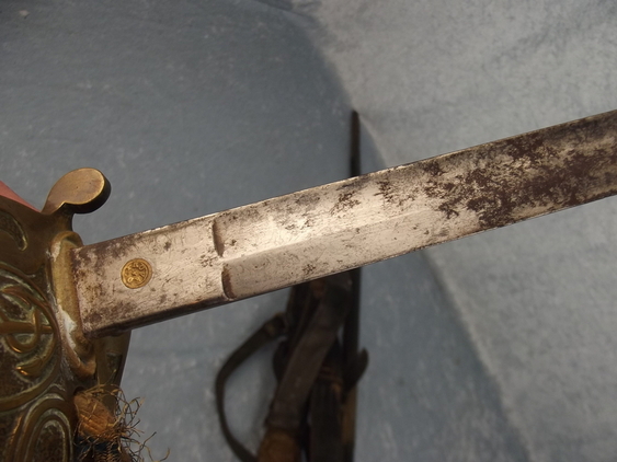 c1830/40 Royal Navy Master of Arms Dress Sword with Scabbard, Knot and Sword Belt - Image 23