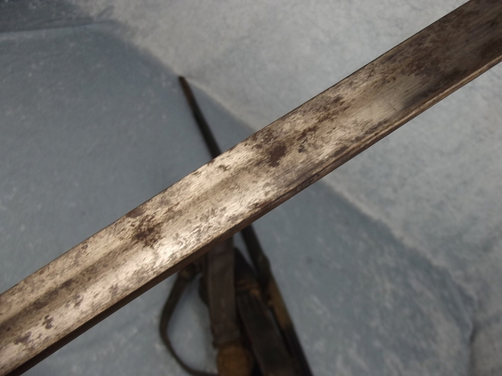 c1830/40 Royal Navy Master of Arms Dress Sword with Scabbard, Knot and Sword Belt - Image 5