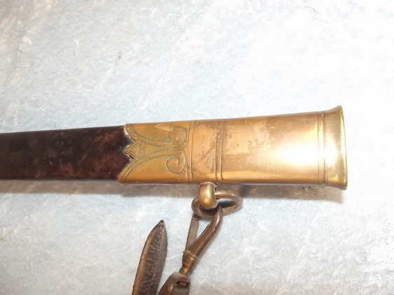 c1830/40 Royal Navy Master of Arms Dress Sword with Scabbard, Knot and Sword Belt - Image 7