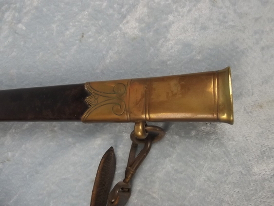 c1830/40 Royal Navy Master of Arms Dress Sword with Scabbard, Knot and Sword Belt - Image 8
