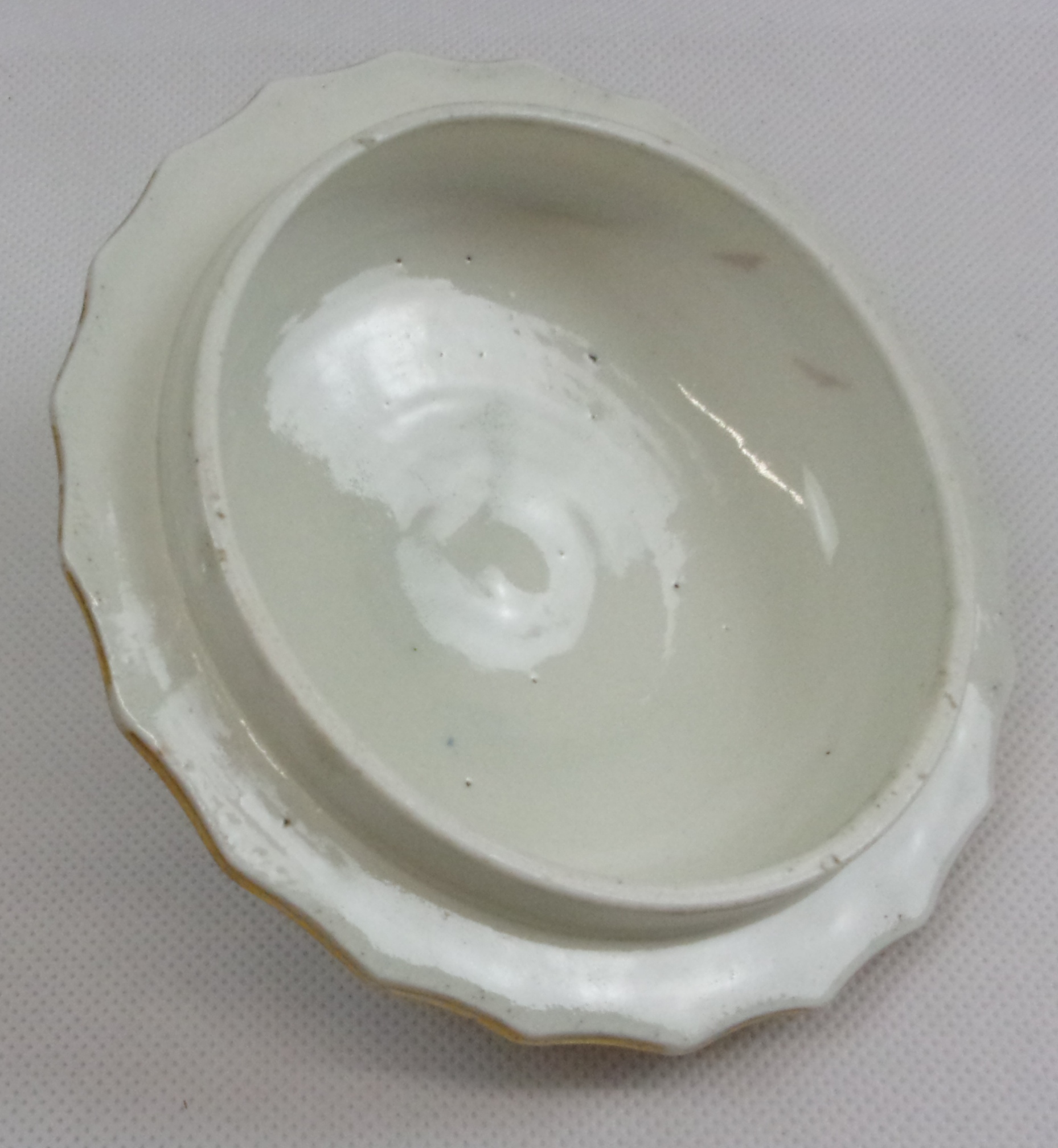 Circa 1785 Worcester Blue And Gilt Sucrier Bowl - Image 10