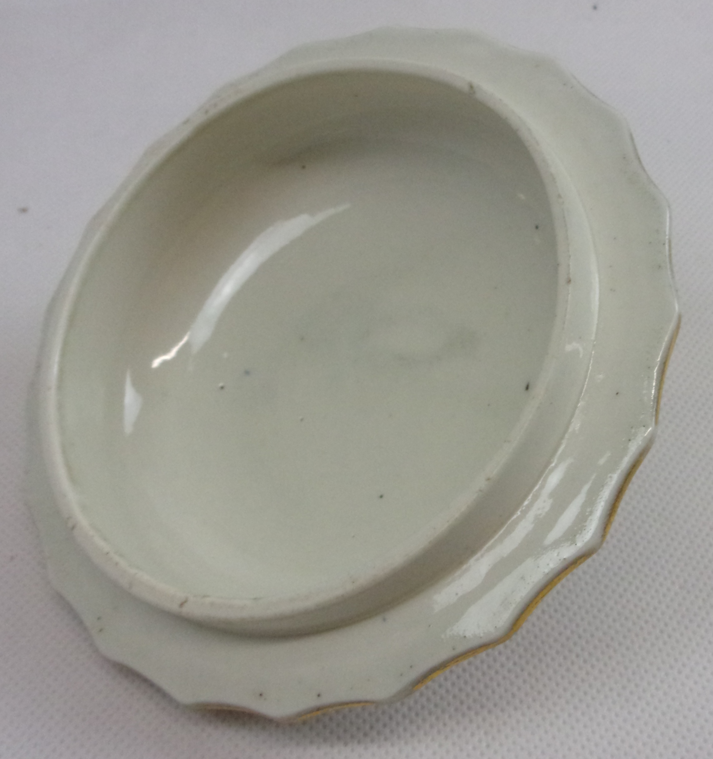 Circa 1785 Worcester Blue And Gilt Sucrier Bowl - Image 9