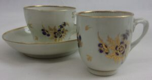 1775 worcester tea coffee saucer