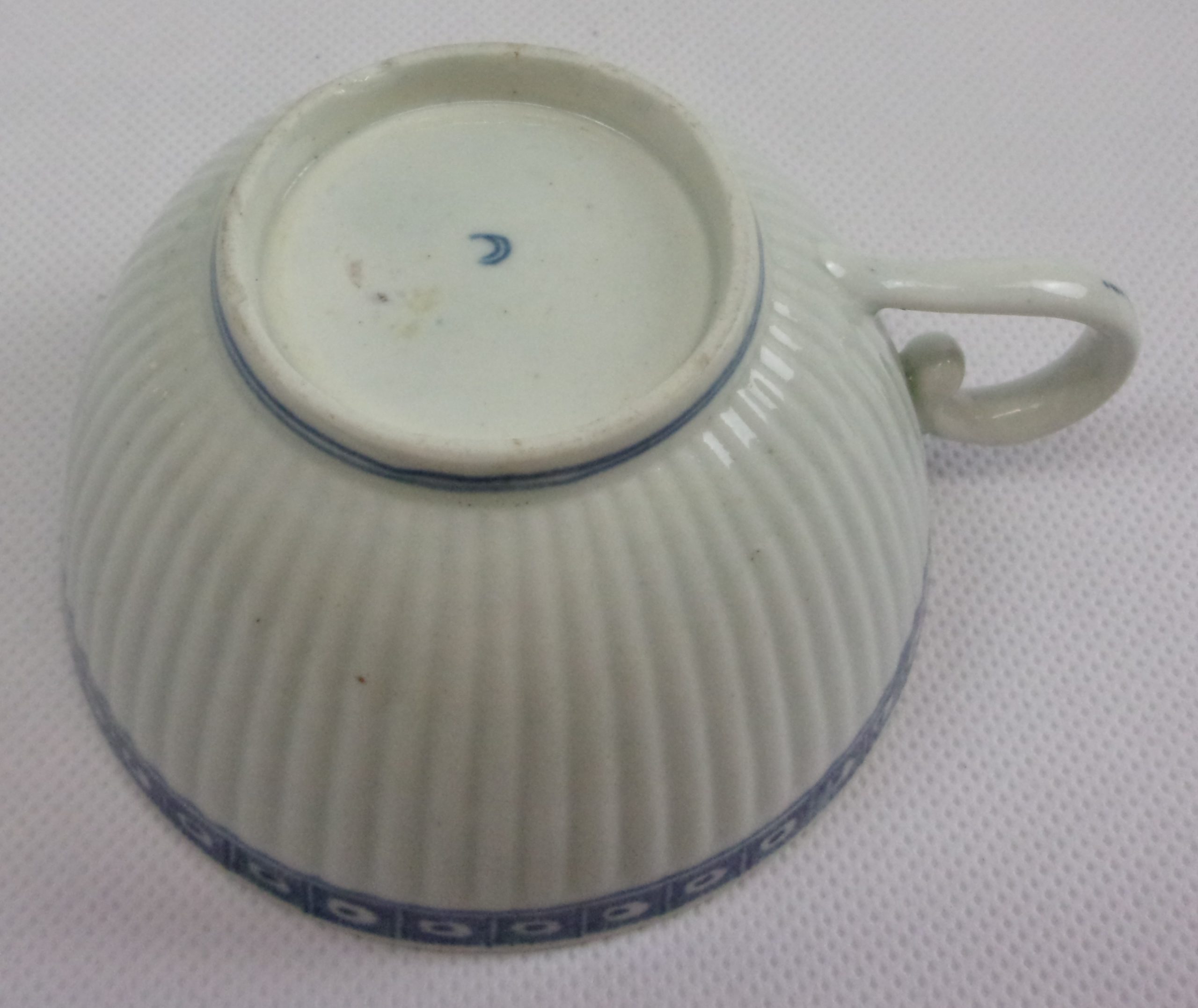 Circa 1775 Worcester Tea Cup And Saucer - Image 6