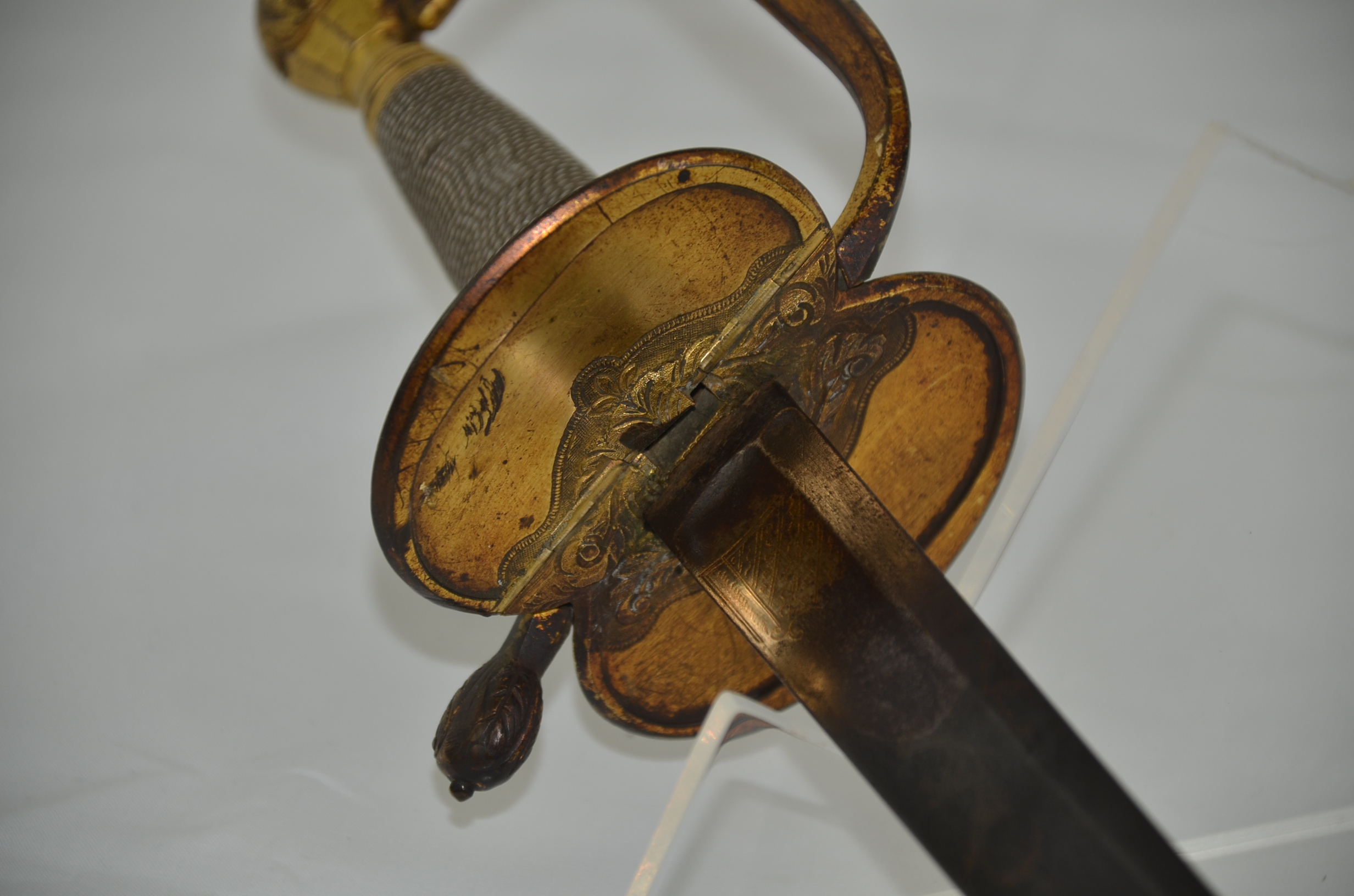 1796 British Infantry Officers Sword With Blue And Gilt Visible - Image 11