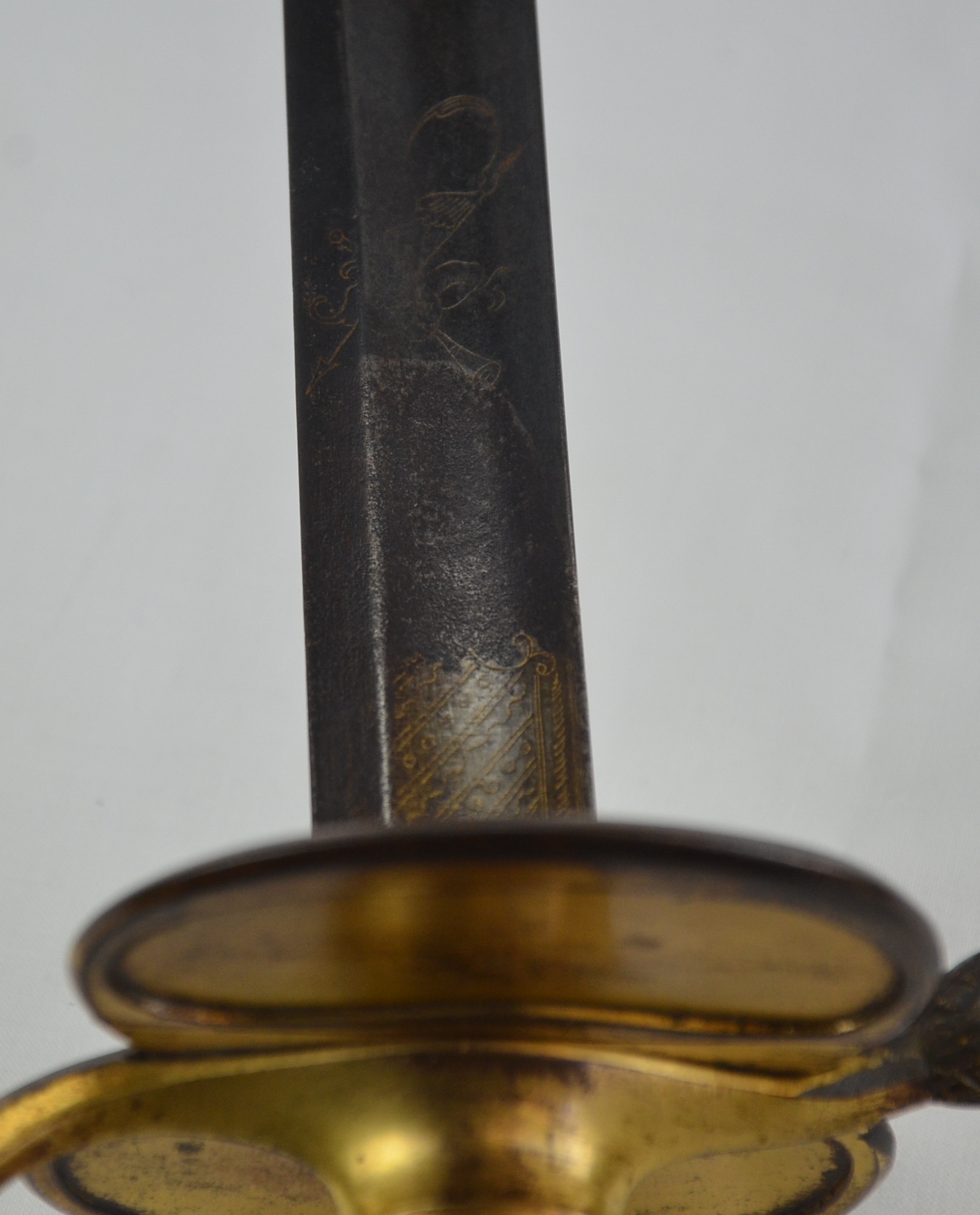1796 British Infantry Officers Sword With Blue And Gilt Visible - Image 5