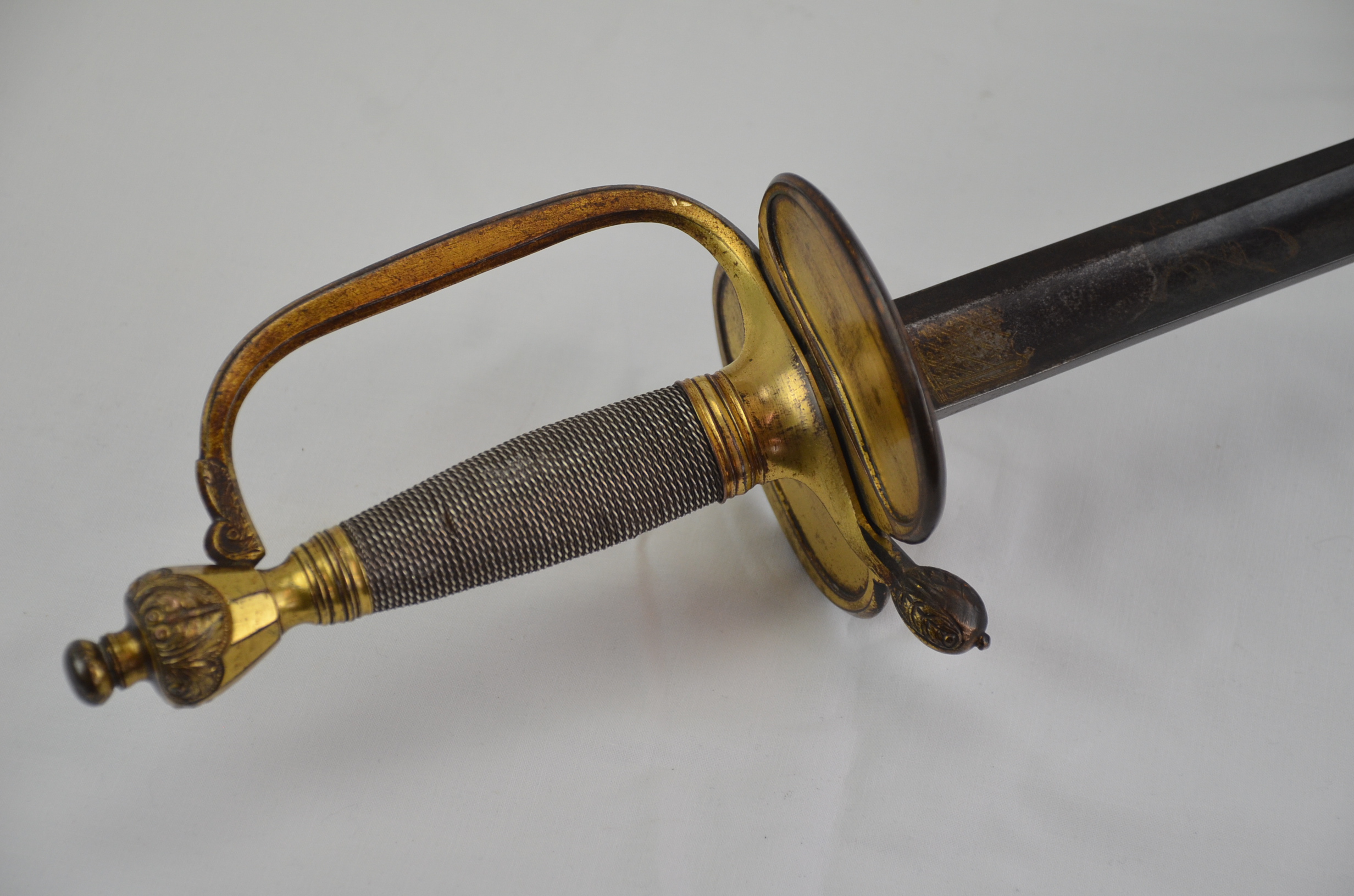 1796 British Infantry Officers Sword With Blue And Gilt Visible - Image 6