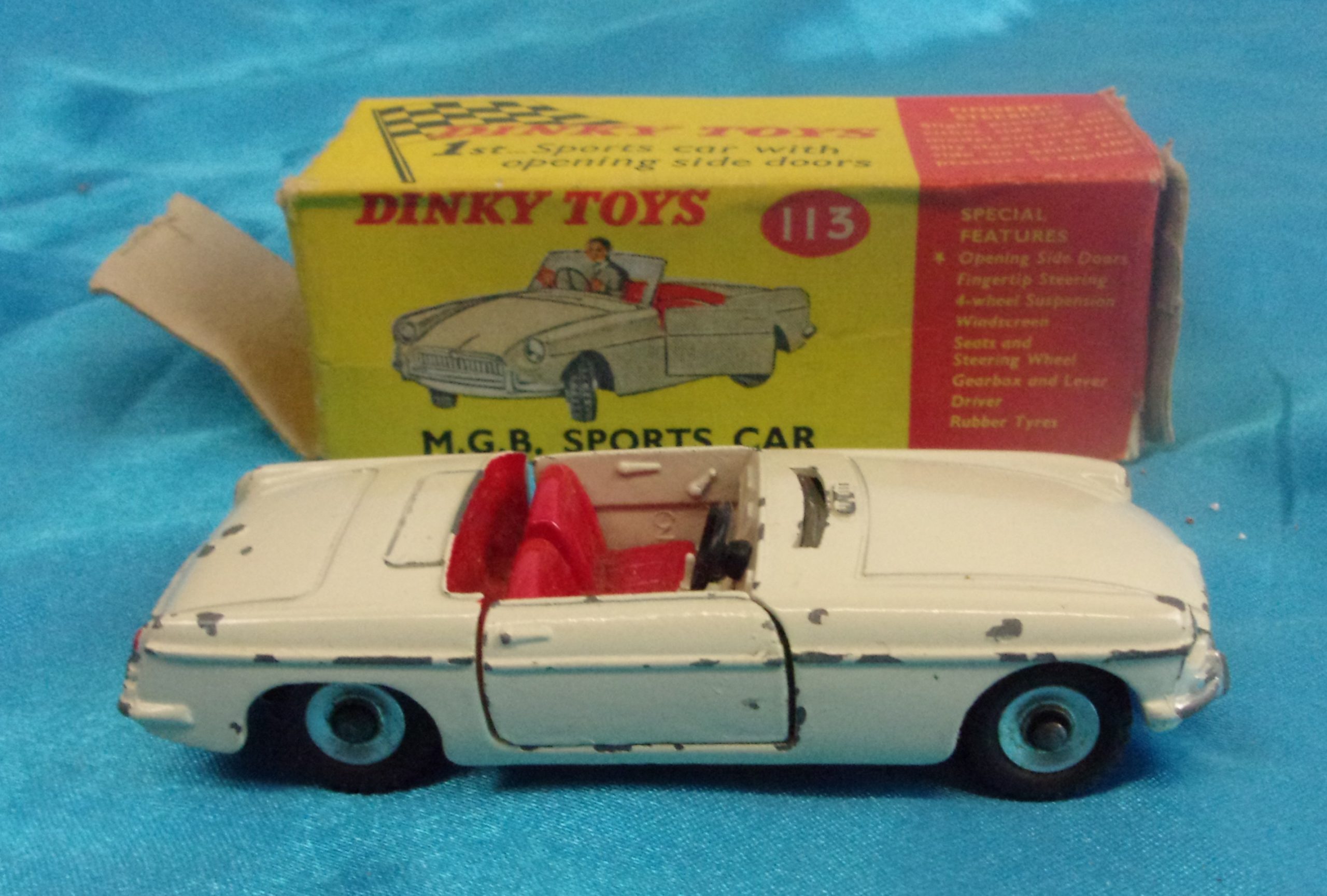 Dinky Toys 113 M.G.B. Sports Car