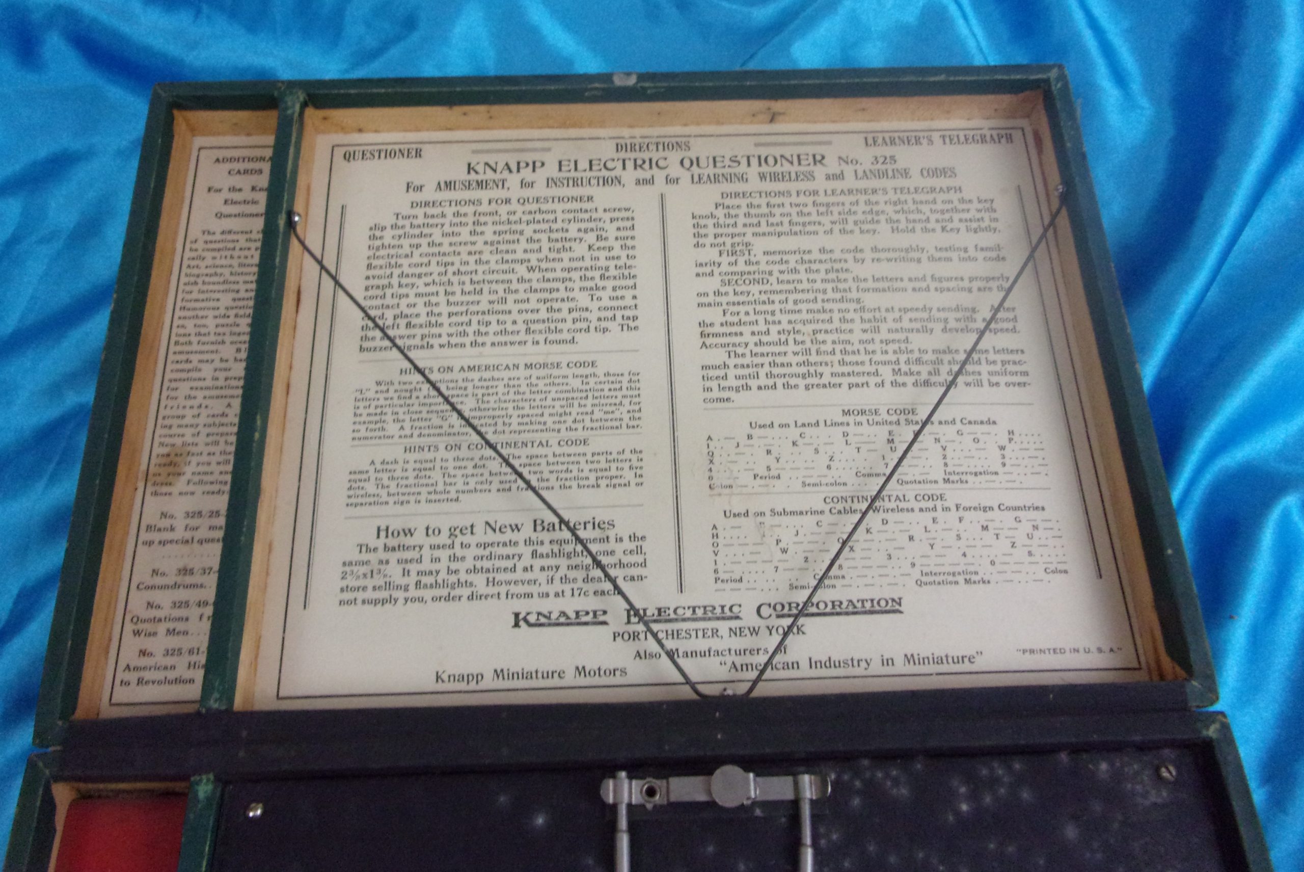 1930's Knapp Electric Questioner - Image 6