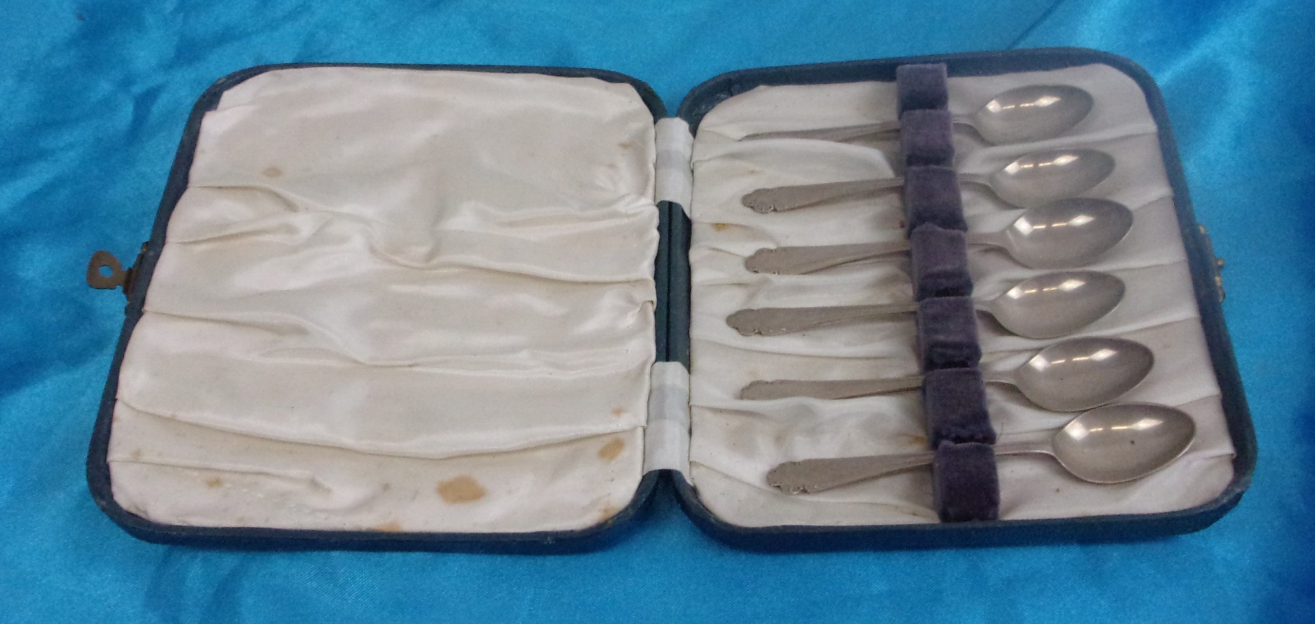 Cased Set Of Silver Sheffield 1946 Coffee Spoons - Image 5