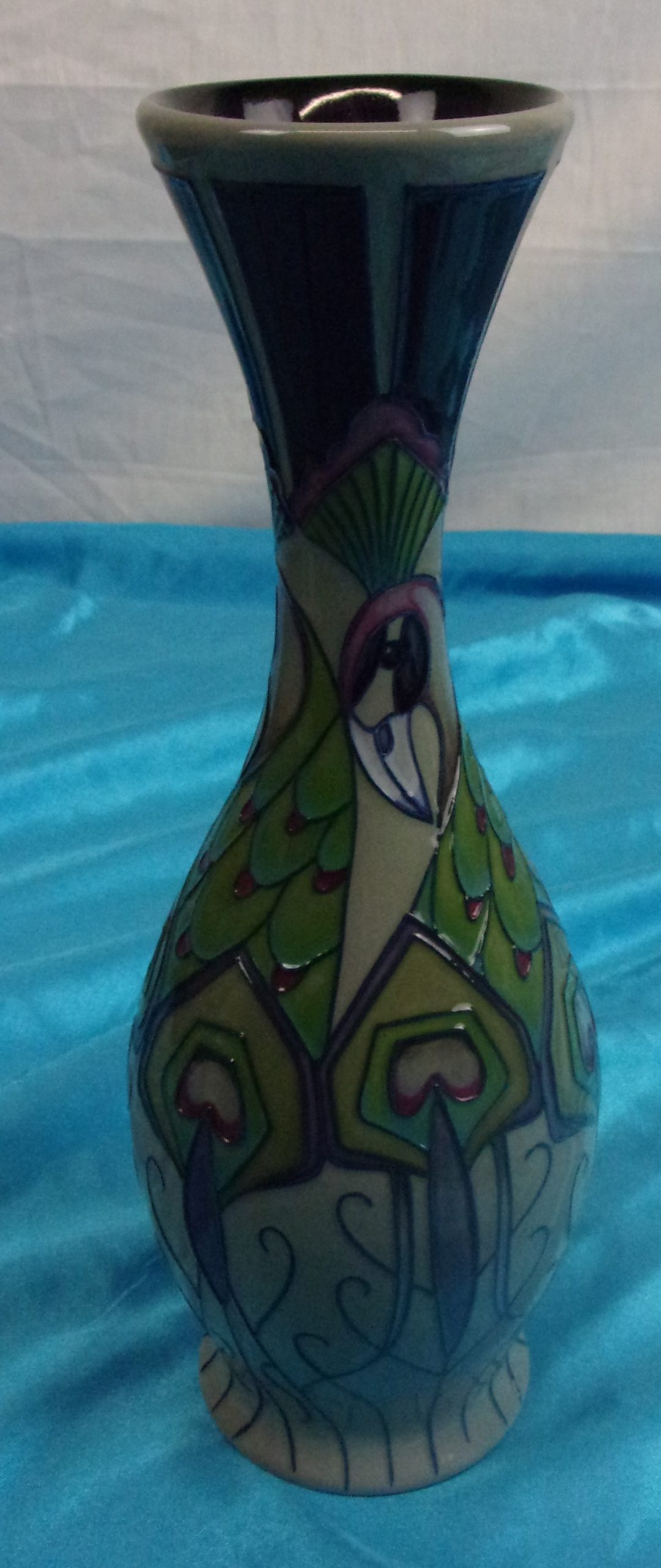Moorcroft Peacock Parade Vase - Image 2