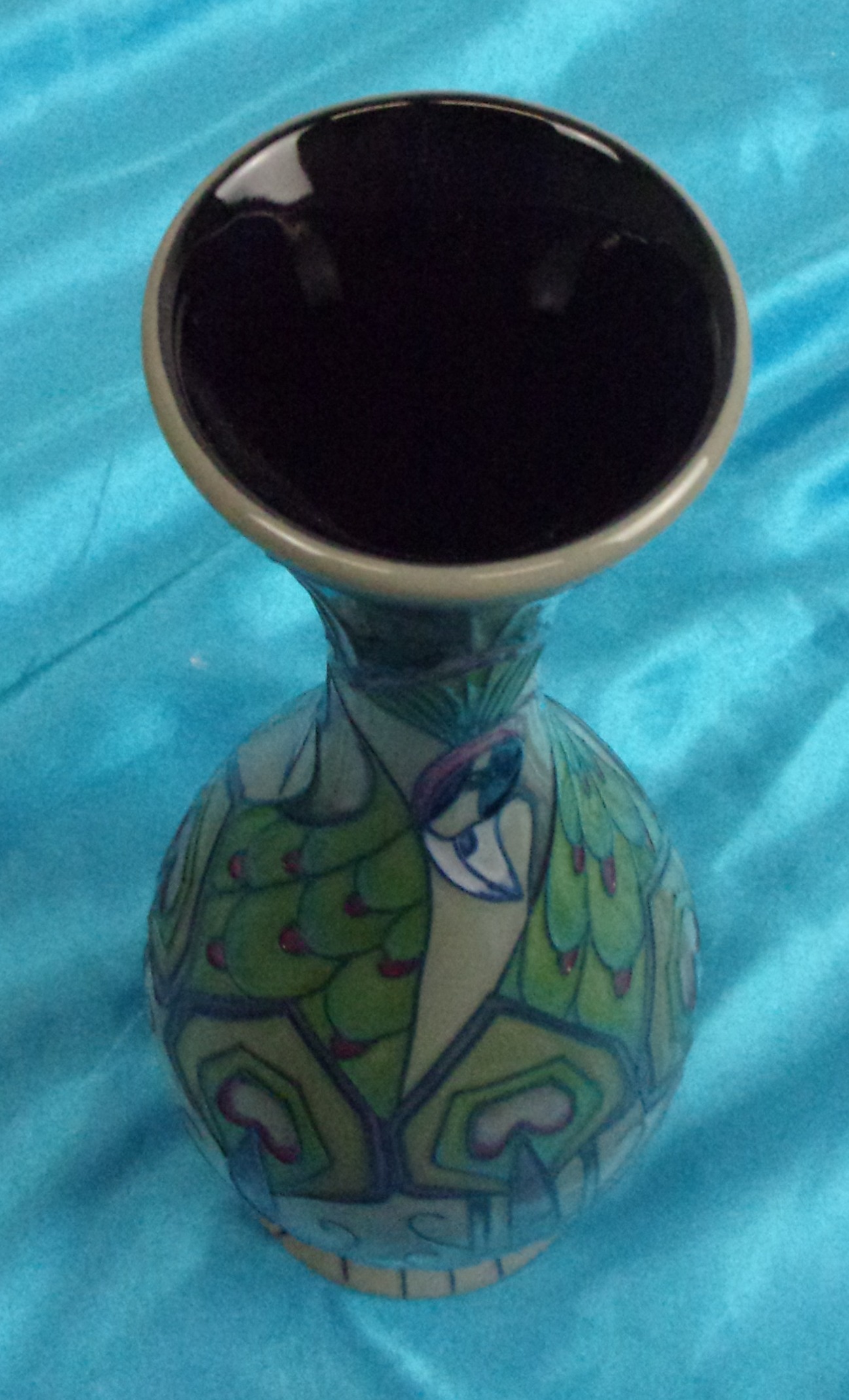 Moorcroft Peacock Parade Vase - Image 6