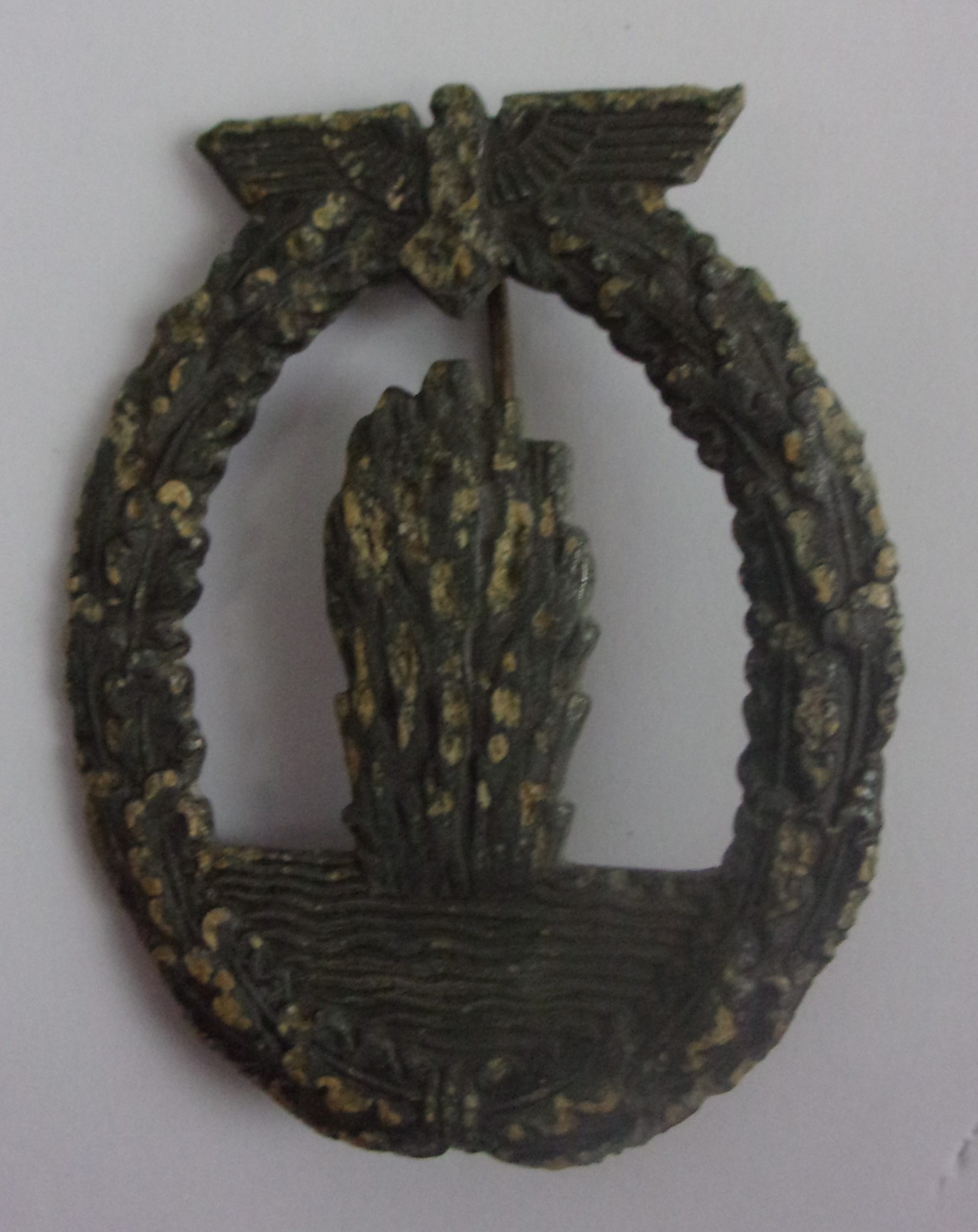 Late War Kriegsmarine Badge By Rudolf Karneth