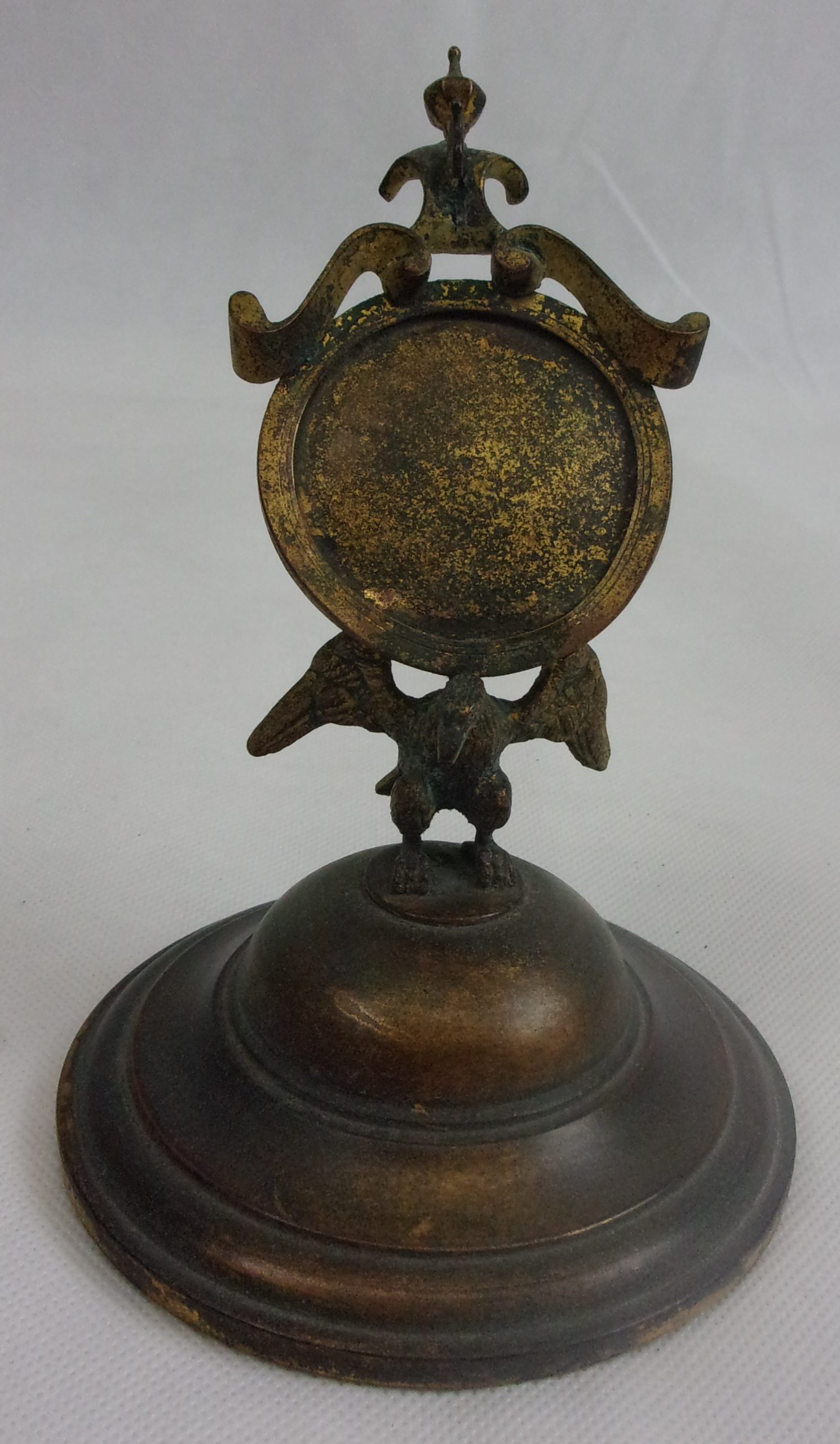 Victorian Brass Watch Stand With Eagle Mount - Image 9