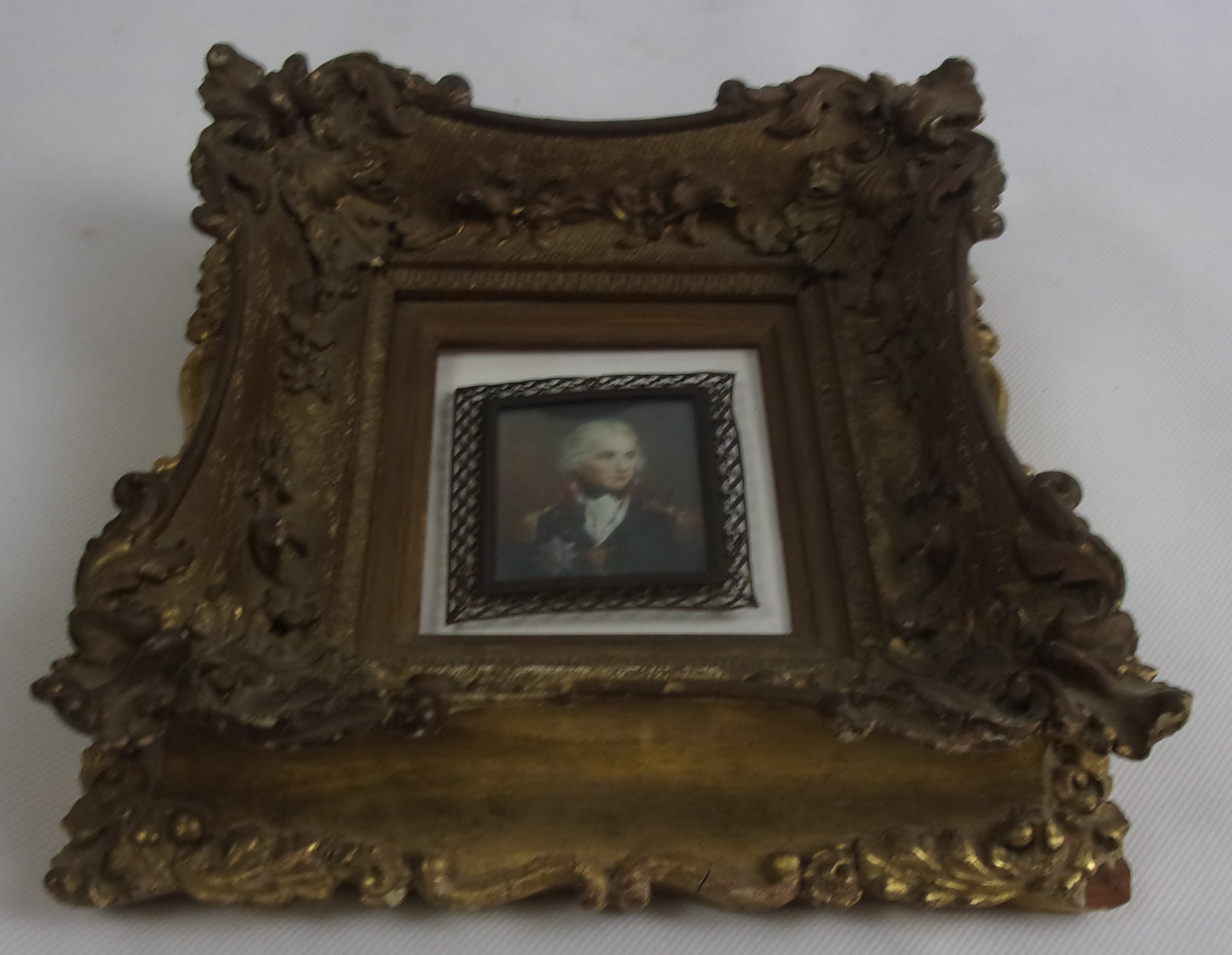 Framed Portrait Miniature of Lord Nelson After Richard Cosway - Image 7