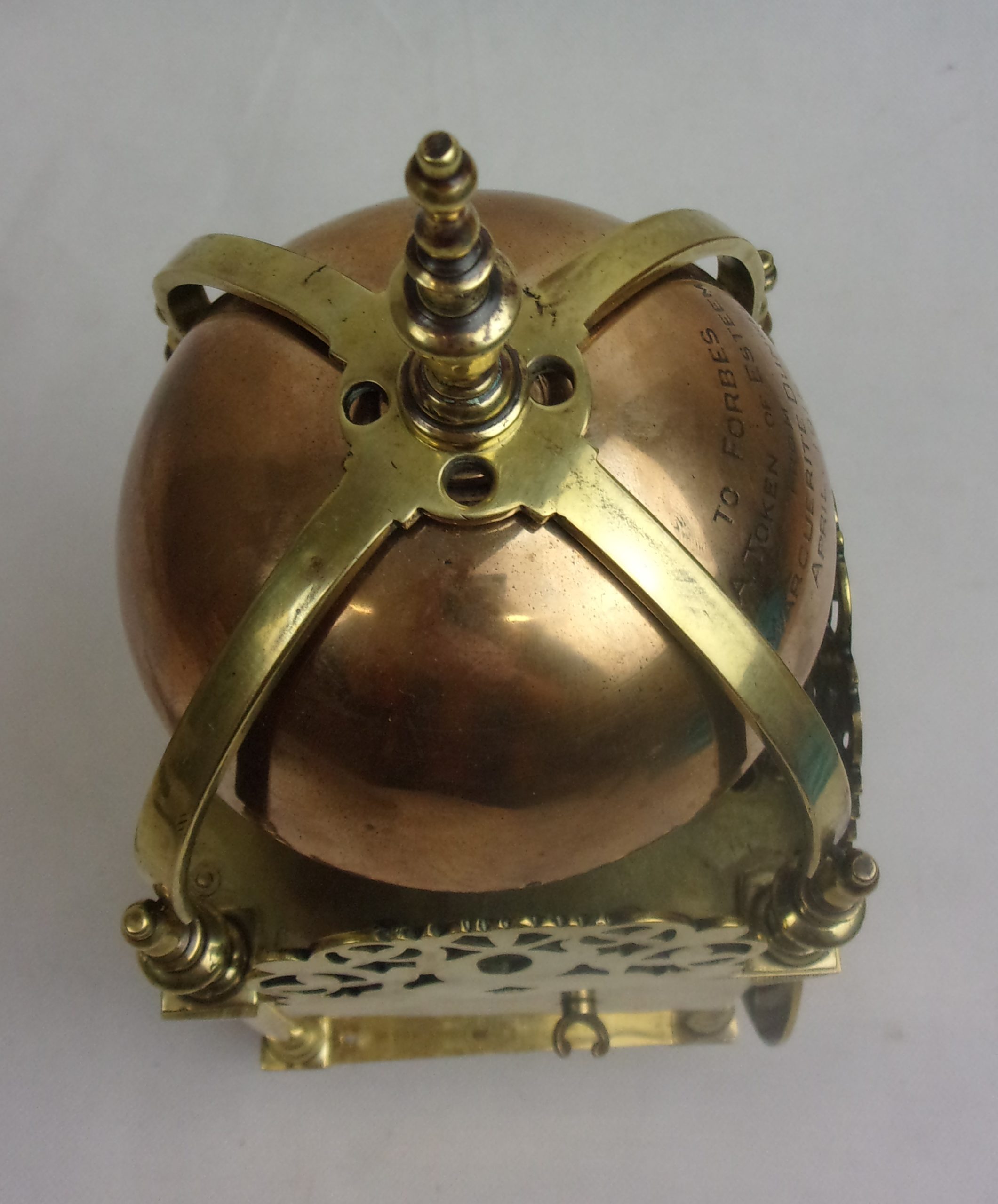 Circa 1915 Japy Freres Et Cie Striking Brass Lantern Clock - Image 2