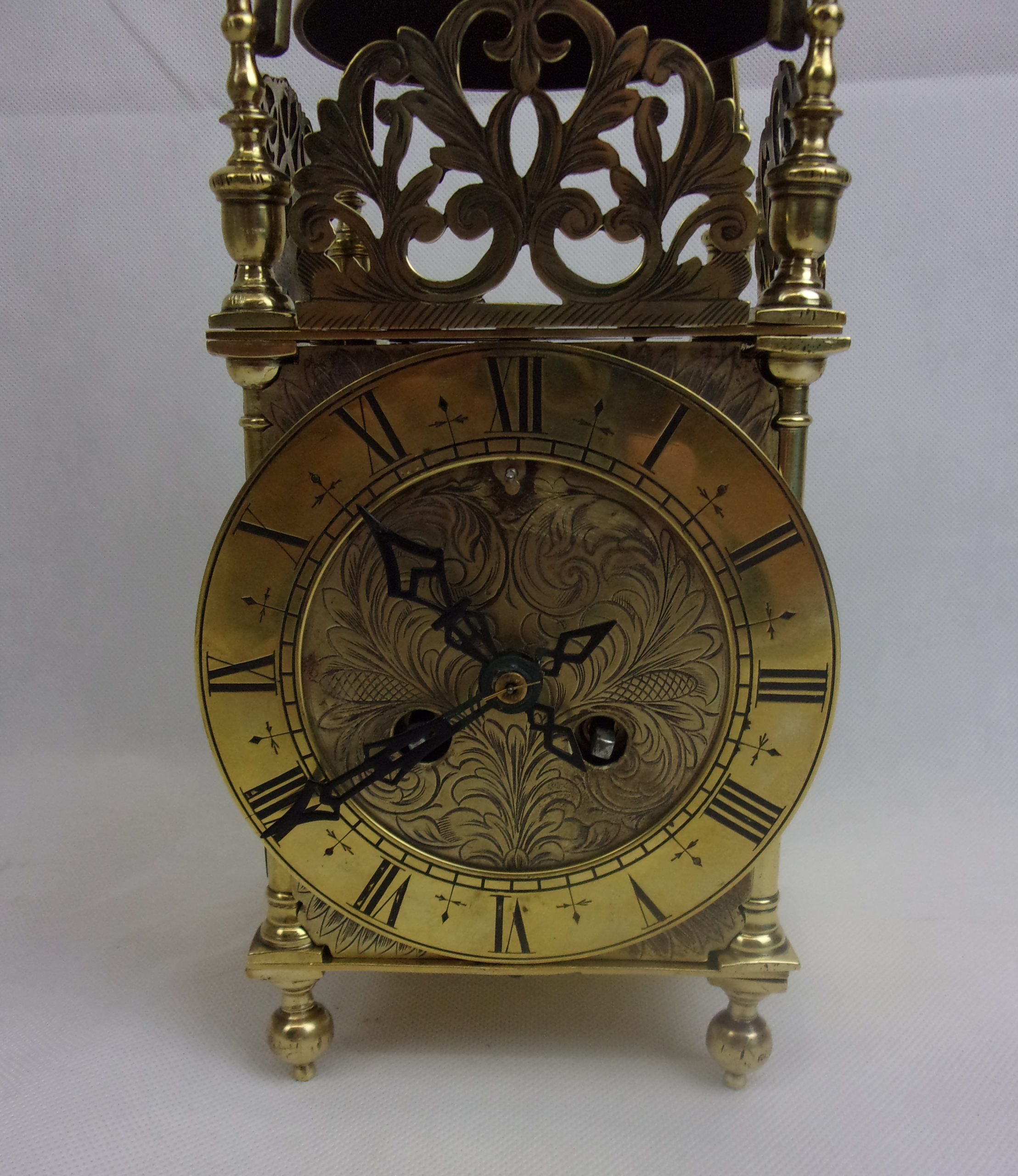 Circa 1915 Japy Freres Et Cie Striking Brass Lantern Clock - Image 10