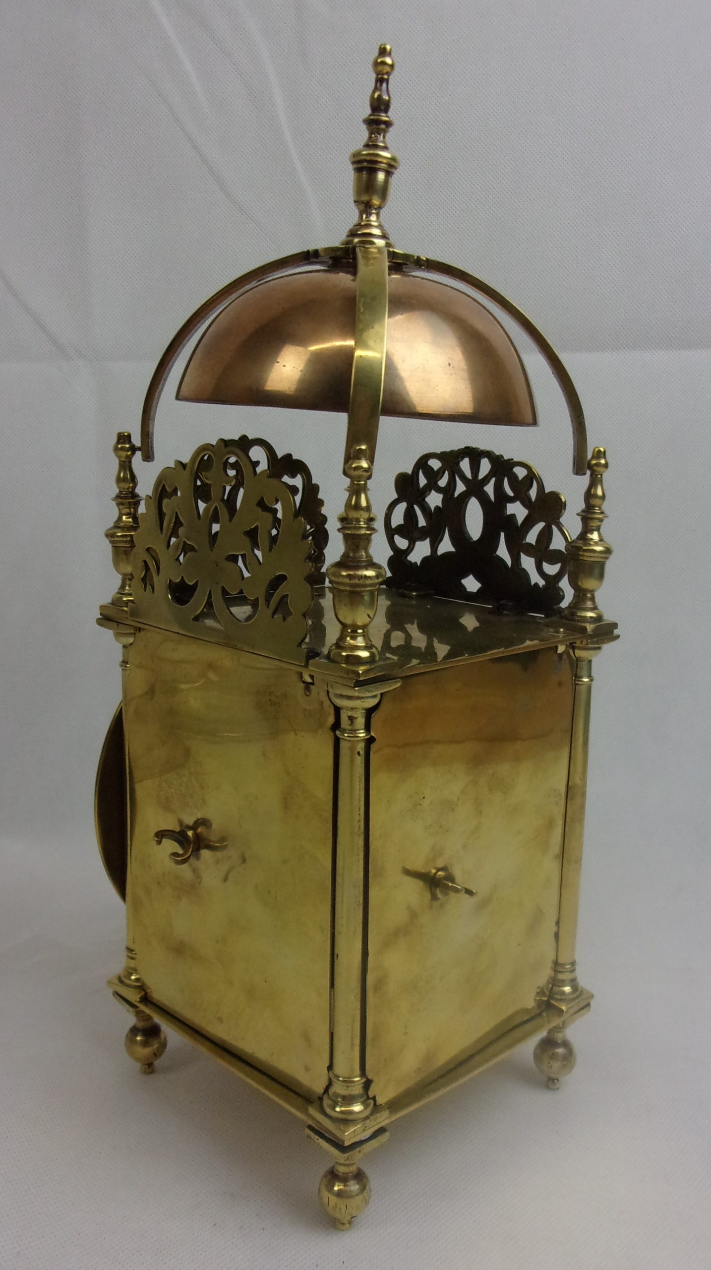 Circa 1915 Japy Freres Et Cie Striking Brass Lantern Clock - Image 7