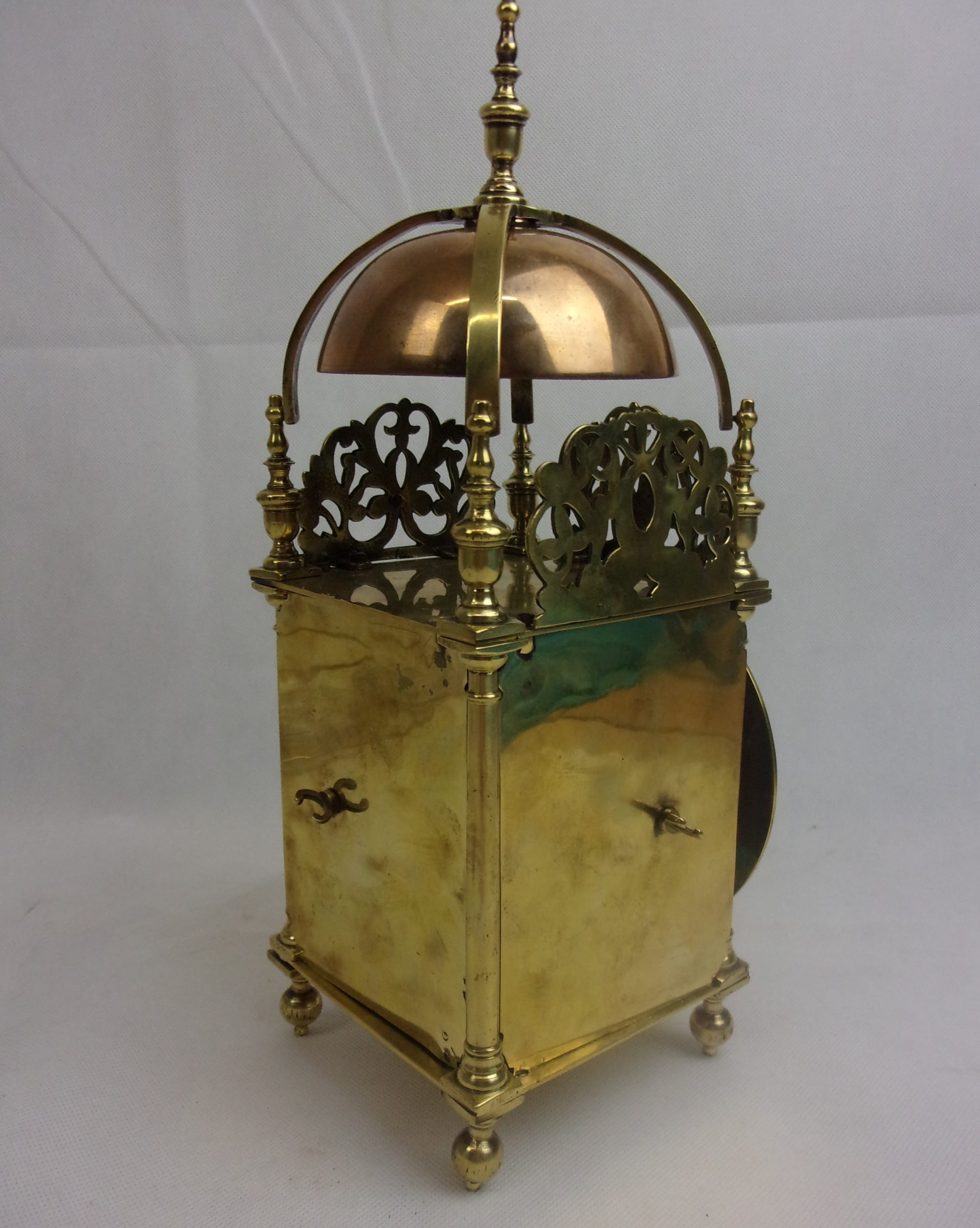 Circa 1915 Japy Freres Et Cie Striking Brass Lantern Clock - Image 6