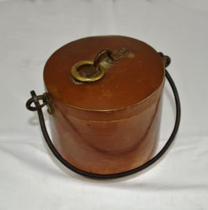 20th Century Brass Field Cooking Pot