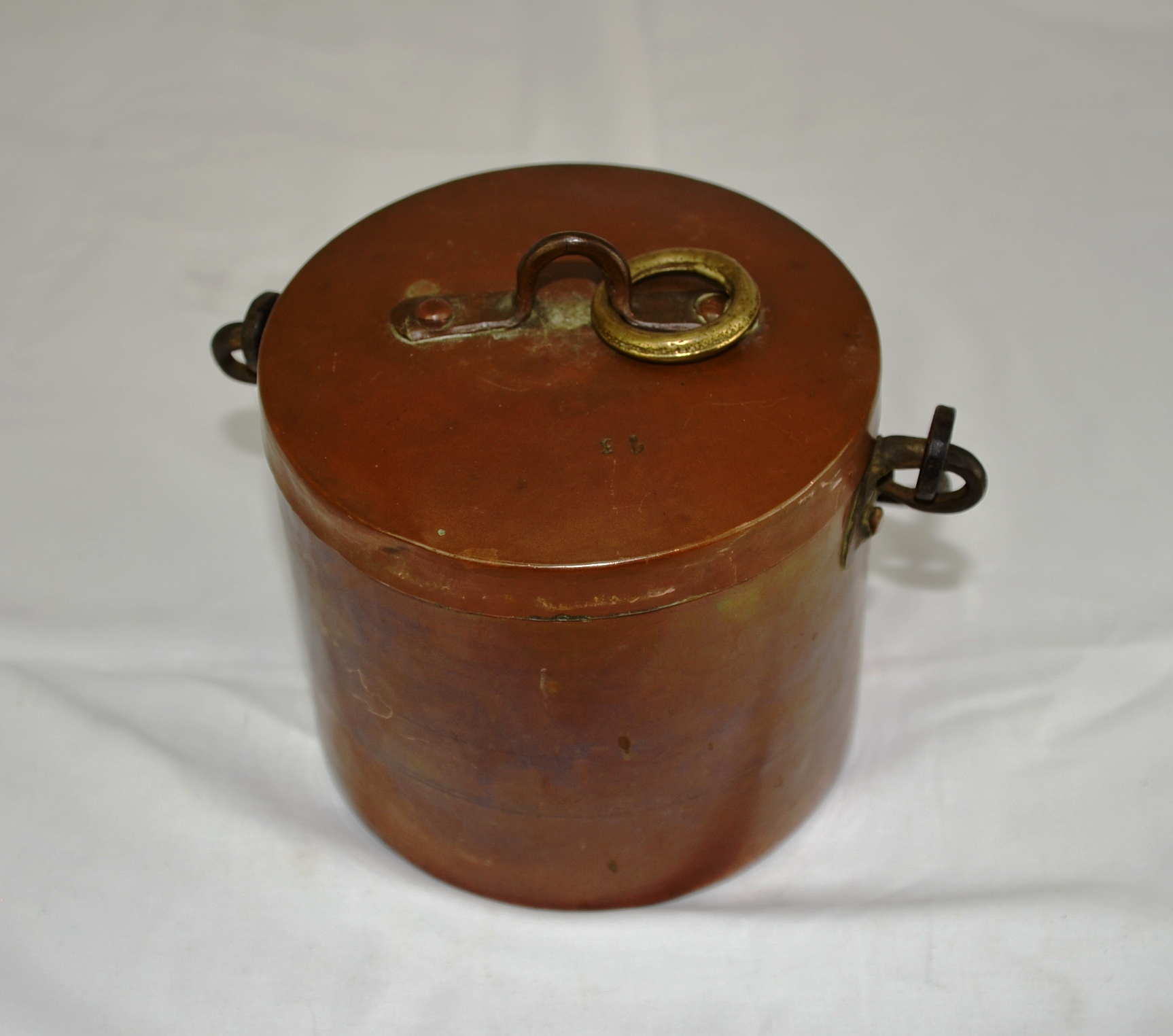 20th Century Brass Field Cooking Pot - Image 2