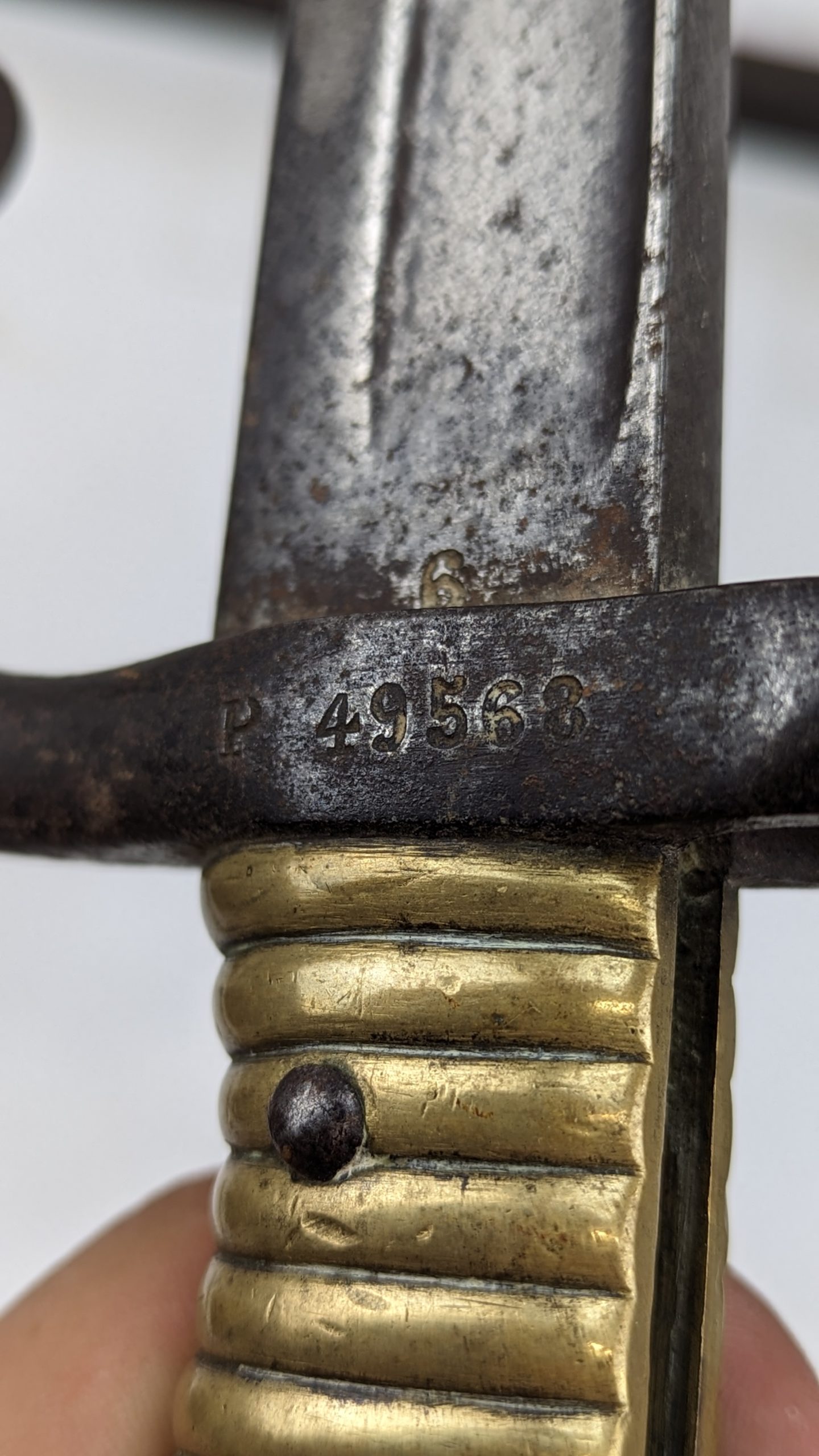 French M1866 Chassepot Sword Bayonet And Scabbard - Image 11